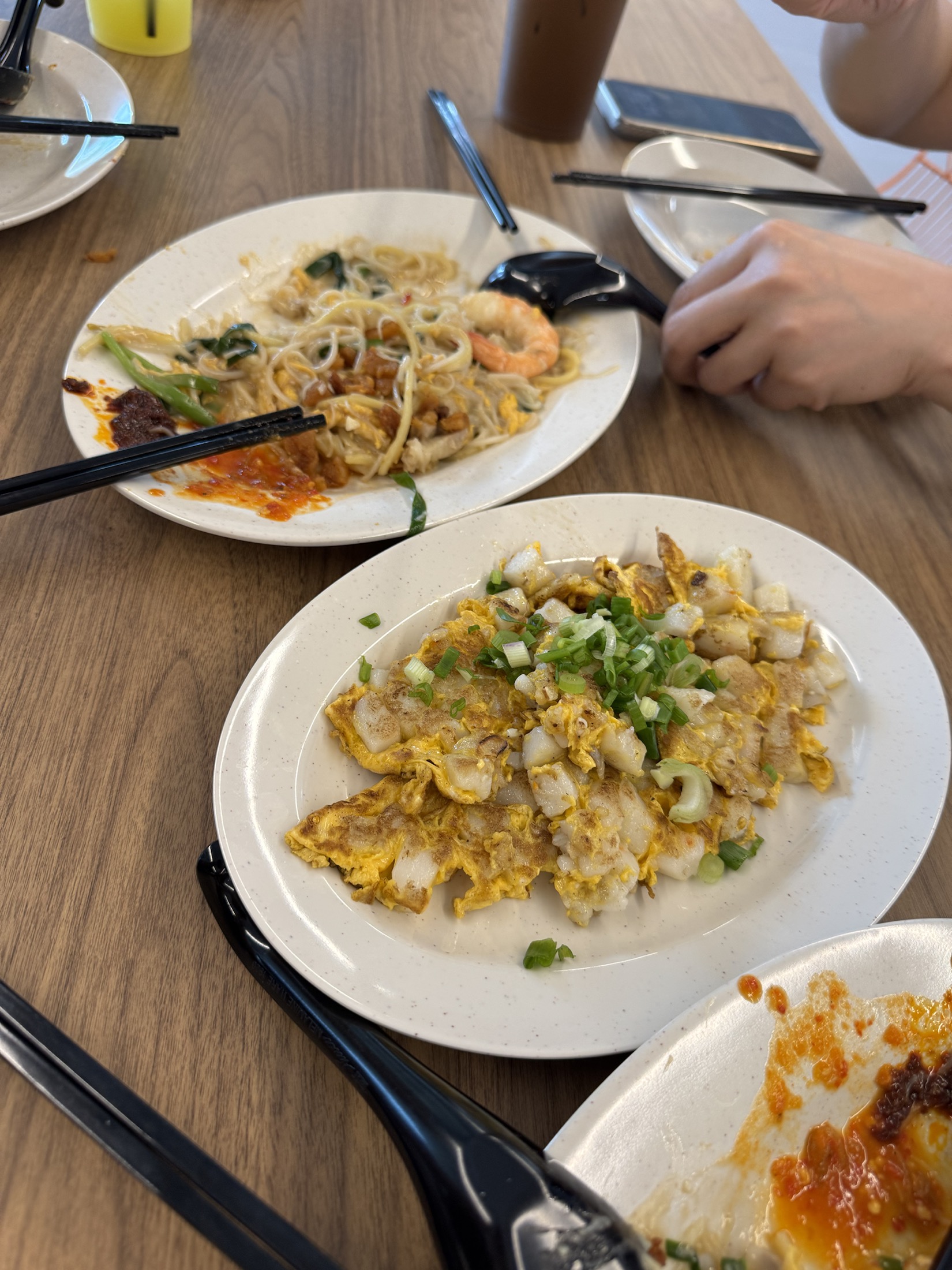 Singapore local dish output