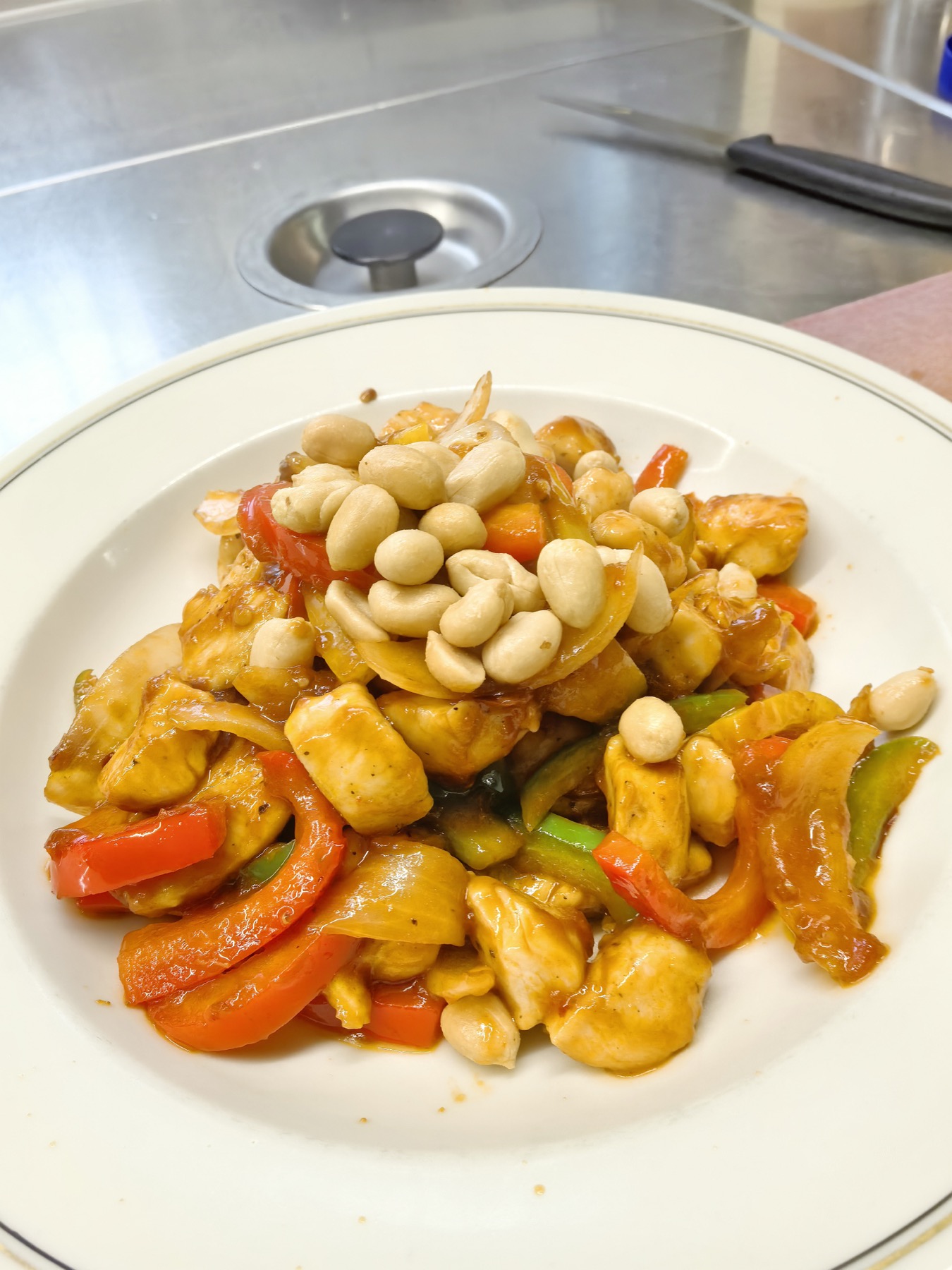 Finished Chinese dish cooked with YAO MASTER in Switzerland